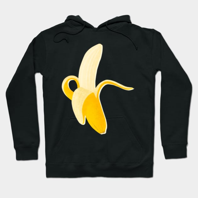 Banana Fruity Sticker Hoodie by ColorsHappiness